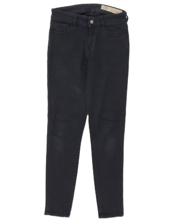 Jeans skinny Slandy a vita regolare da donna Diesel W23 L25 Blu Navy