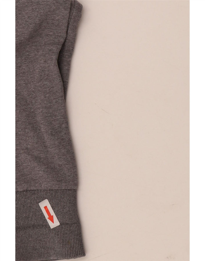 Felpa con grafica da donna Converse Jumper UK 10 Small Grey Flecked Cotton