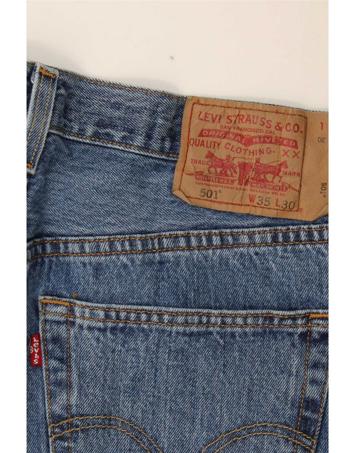 Levi's Uomo 501 Jeans dritti W35 L30 Cotone Blu