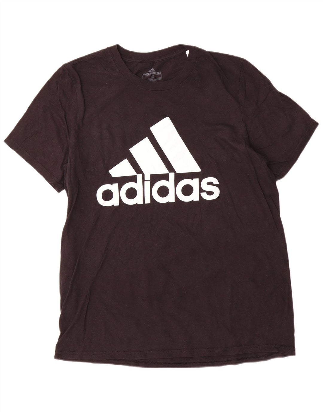 T-shirt grafica da uomo Adidas grande nera