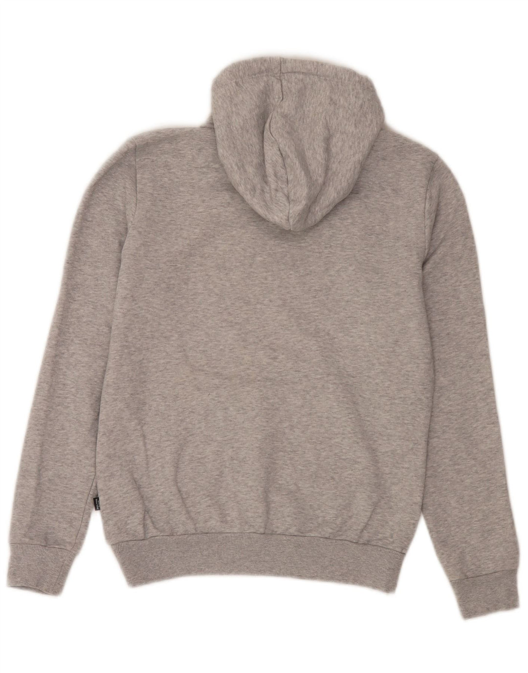 Felpa con cappuccio grafica da uomo Puma piccola in cotone grigio