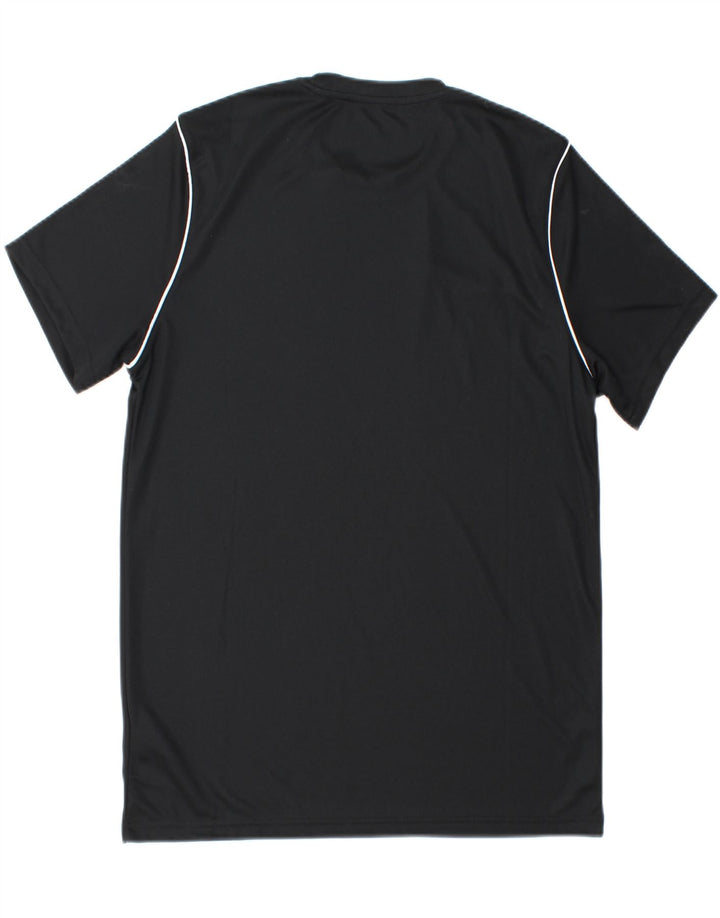 NIKE Mens Dri Fit Slim Fit T-Shirt Top Large Black Polyester Vintage Nike and Second-Hand Nike from Messina Hembry 