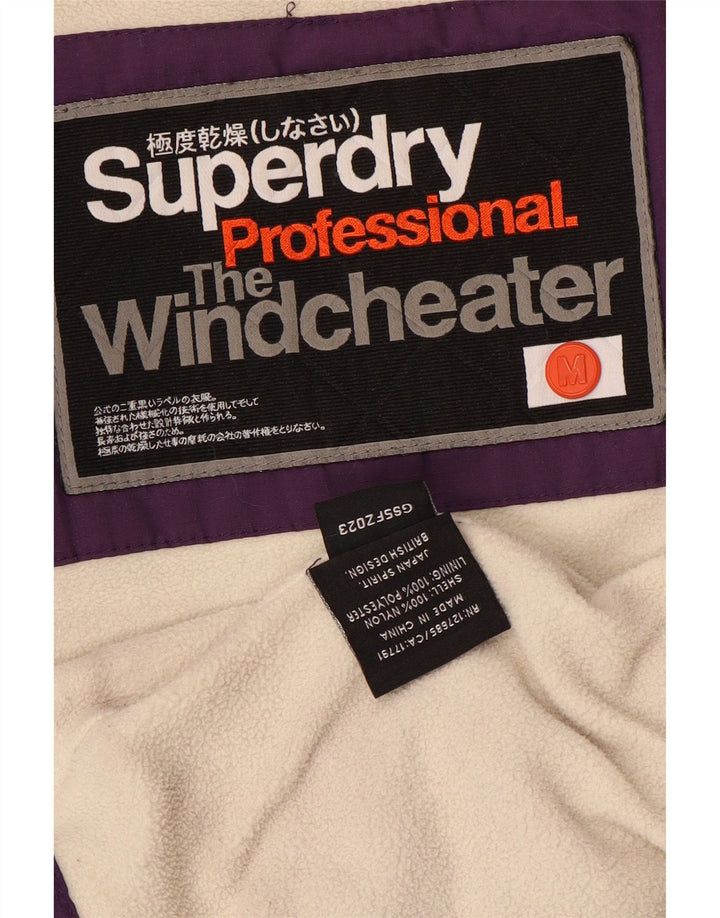 Giacca a vento da donna Superdry The Windcheater UK 12 viola medio