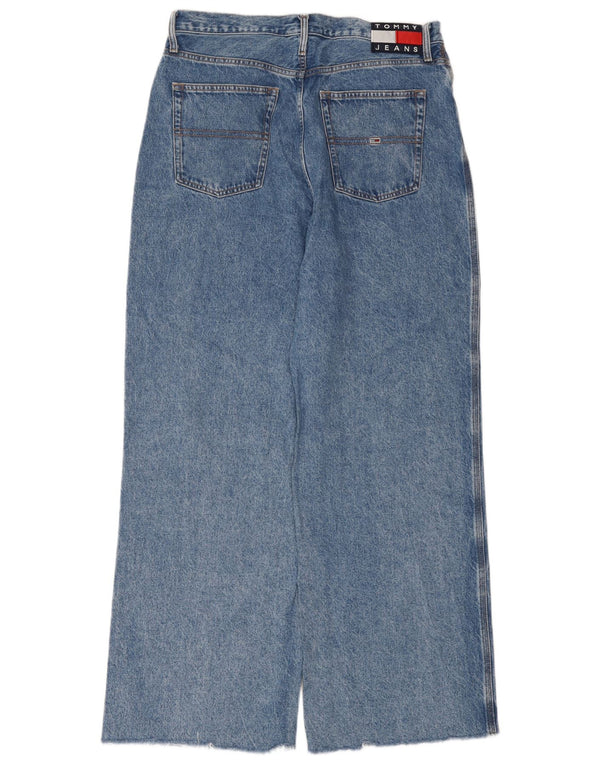 Tommy Hilfiger Womens Wide Leg Jeans W32 L32 Blue