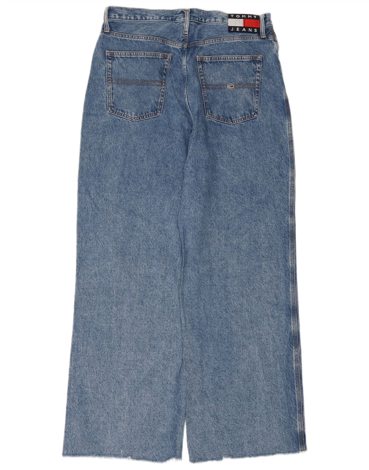 Jeans a gamba larga da donna Tommy Hilfiger W32 L32 Blu