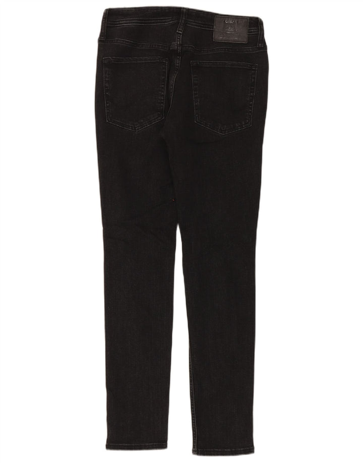 Jeans slim invecchiati da uomo Jack & Jones W32 L30 cotone nero