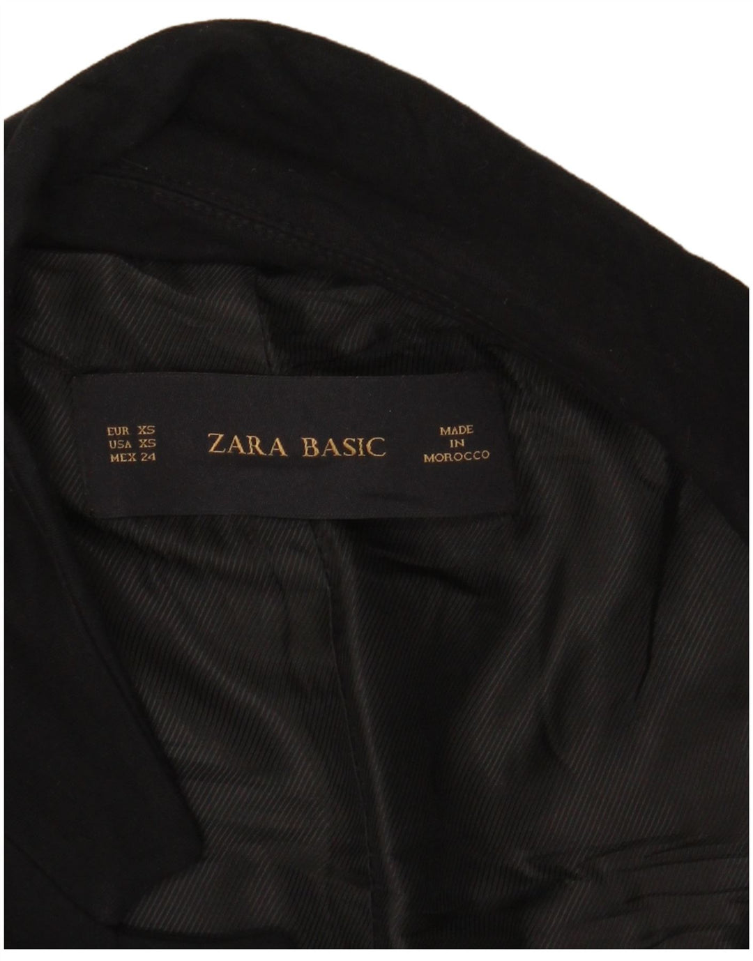 Giacca blazer oversize aperta da donna Zara UK 6 XS nera