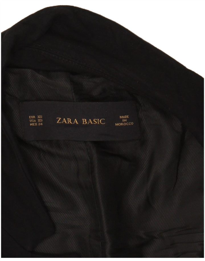 Giacca blazer oversize aperta da donna Zara UK 6 XS nera