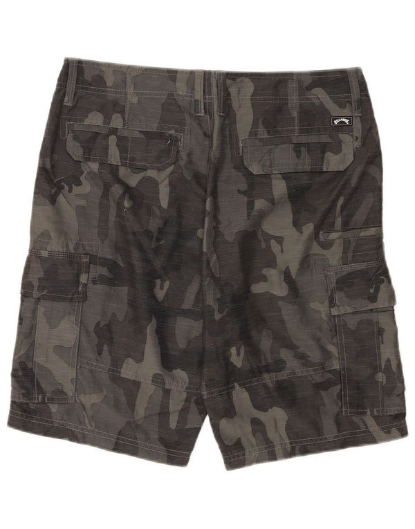 Pantaloncini cargo da uomo Billabong W32 grigio medio mimetico