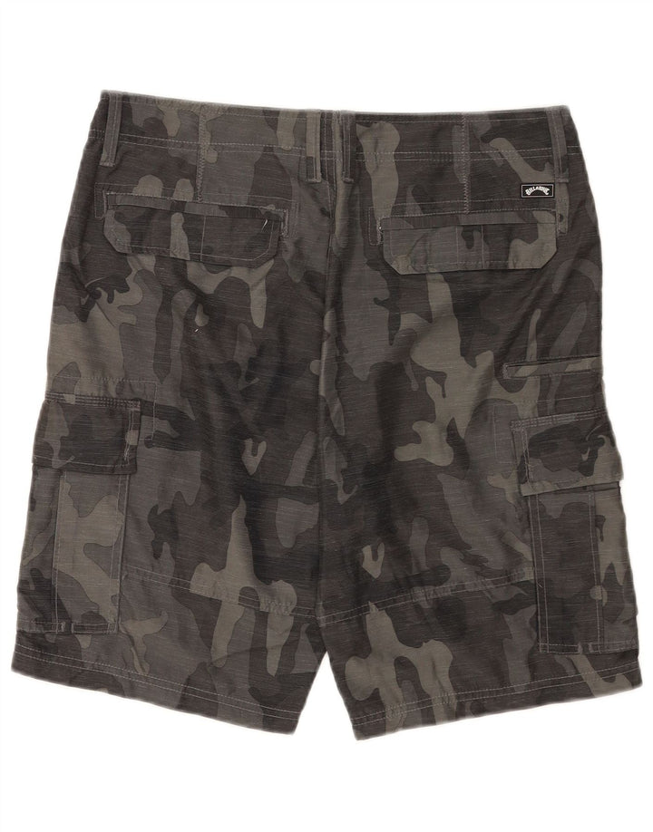 Pantaloncini cargo da uomo Billabong W32 grigio medio mimetico
