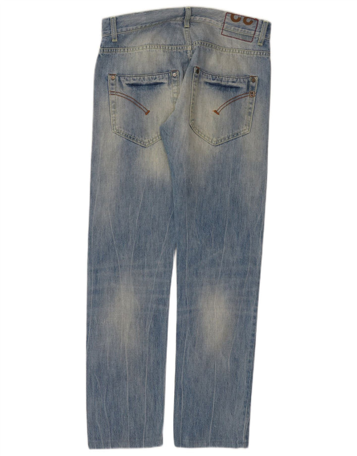 Jeans dritti da uomo Dondup W32 L30 cotone blu