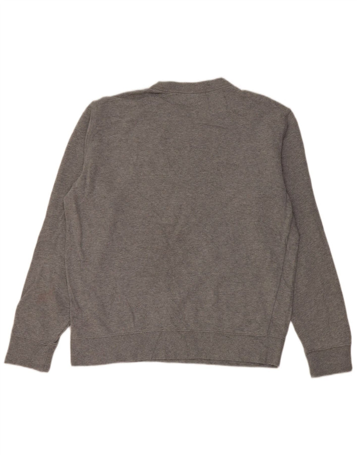 Felpa da uomo Marks & Spencer maglione grande cotone grigio