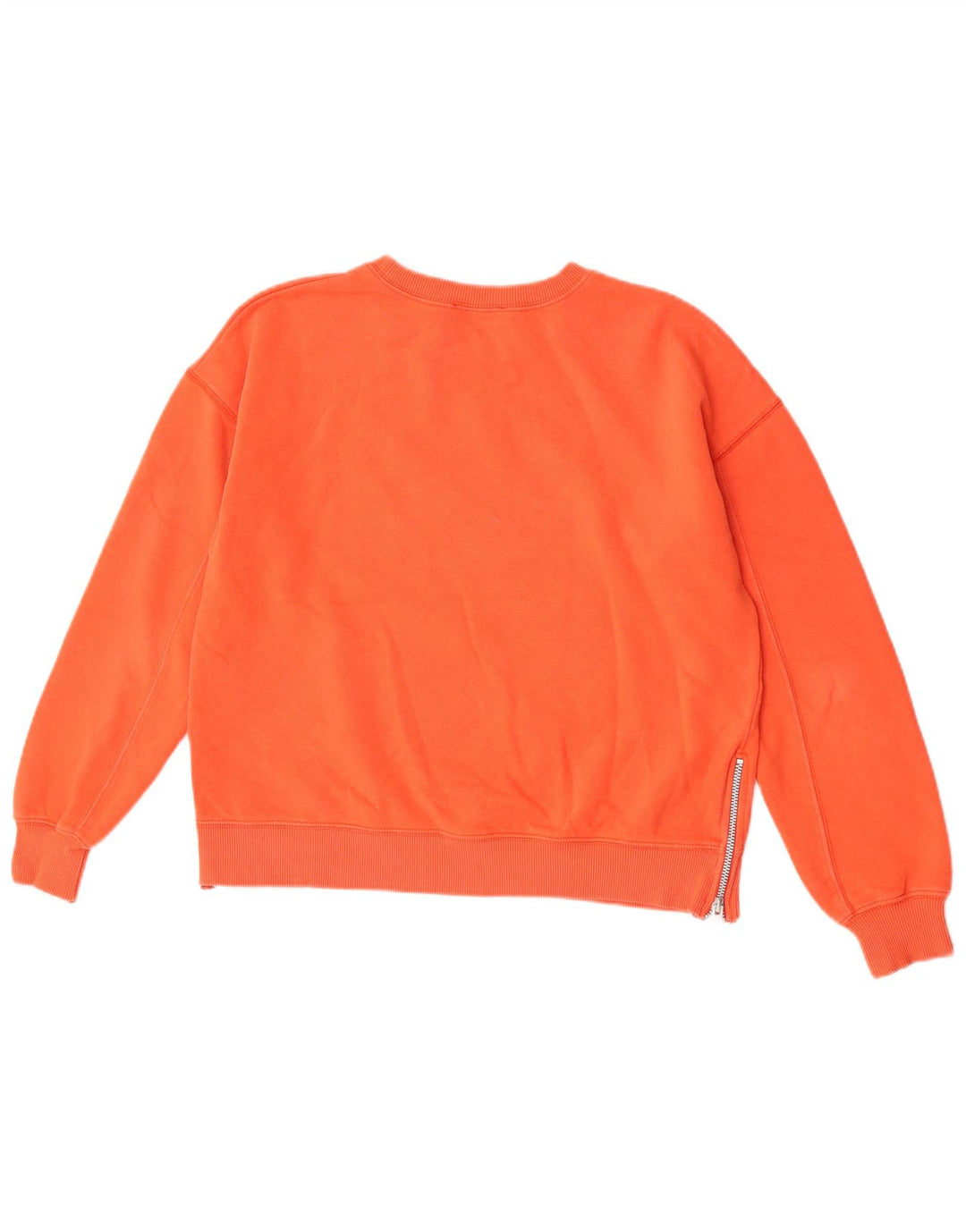 Maglione felpa oversize corto da donna MINT VELVET UK 10 piccolo arancione