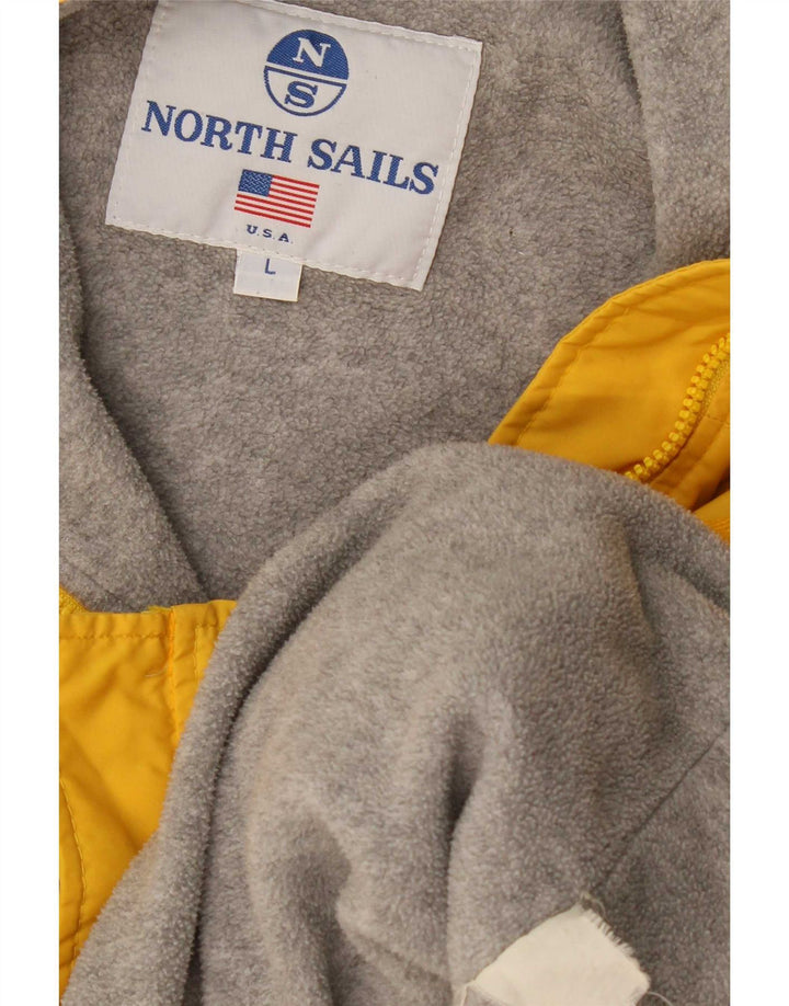 Giubbotto bomber da uomo North Sails UK 40 Large Giallo
