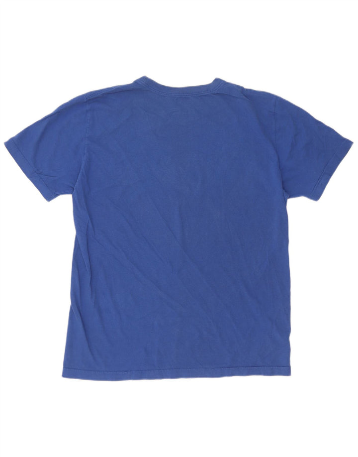 T-shirt grafica Nike da uomo con vestibilità regolare, top in cotone blu medio