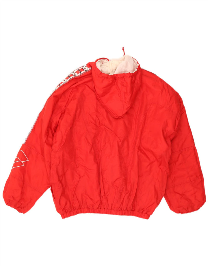 Giacca a vento grafica grafica da uomo Lotto UK 40 grande nylon rosso