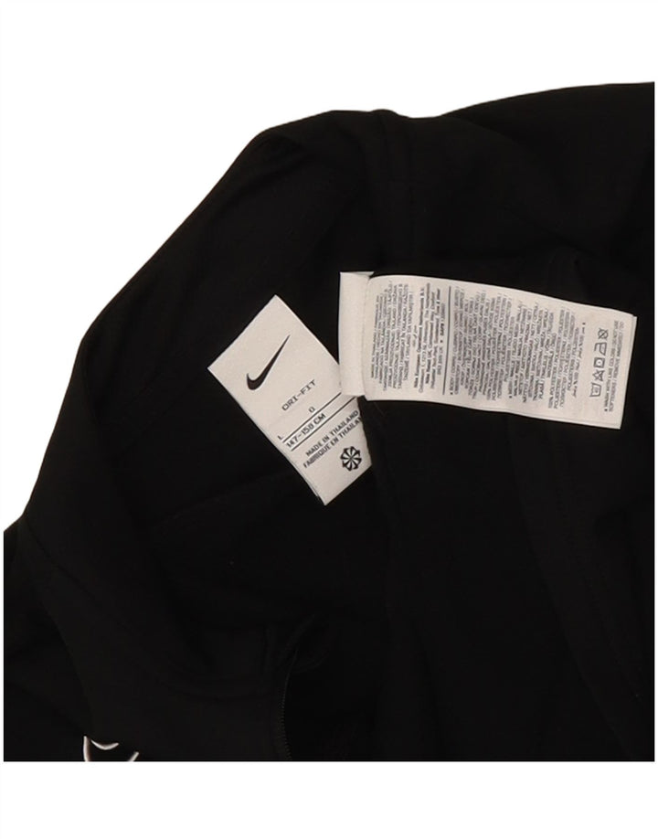 Top della tuta pullover Nike da ragazzo Dri Fit 12-13 anni Large Nera