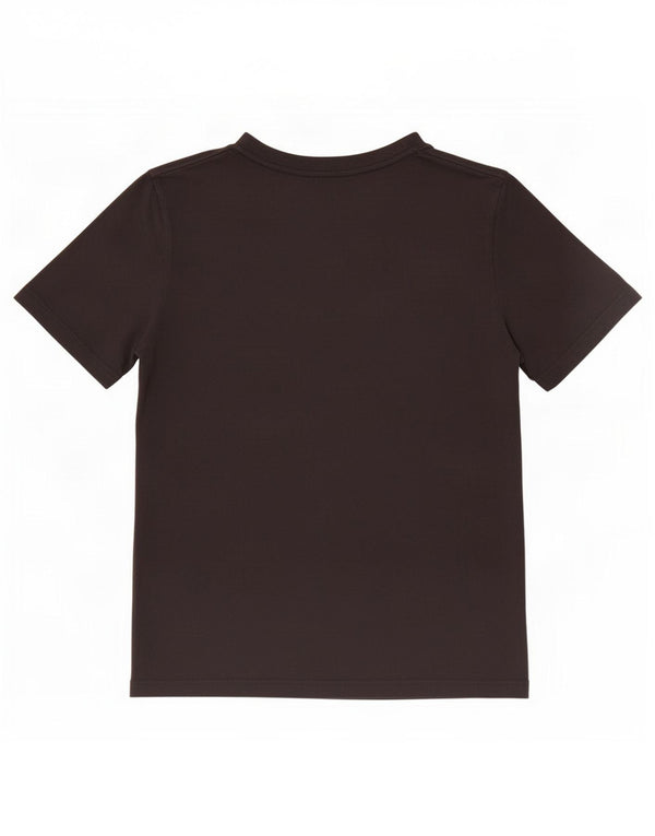 T-shirt grafica da uomo Puma Top in cotone nero medio
