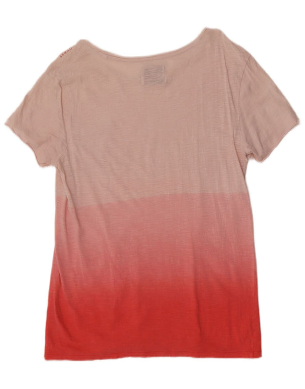 T-shirt da uomo Guess UK 36 XS in cotone color block rosa