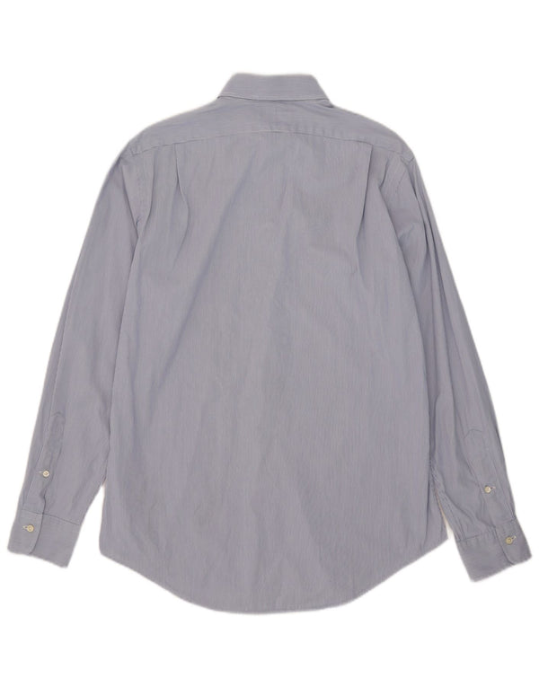 Polo Ralph Lauren Camicia da uomo Taglia 39 15 1/2 Gessato blu medio