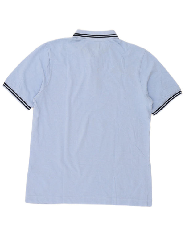 Polo Kappa Uomo Blu Medio in cotone