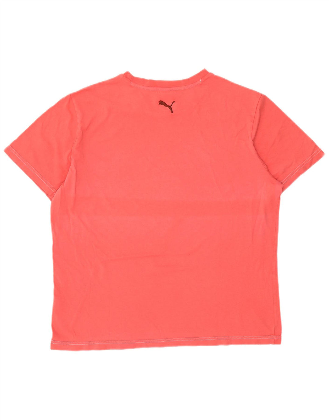 T-shirt grafica da uomo Puma Top grande in cotone rosso