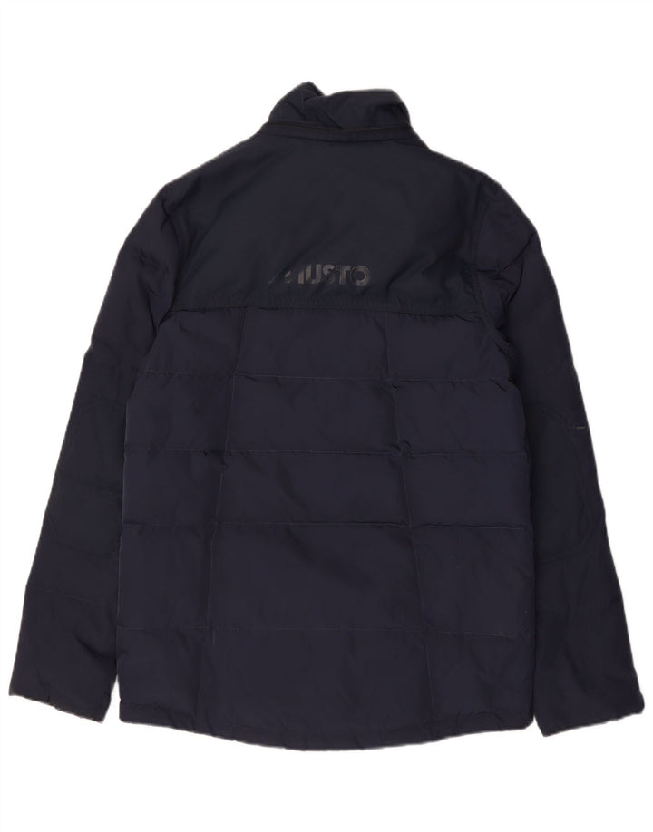 Giacca imbottita da uomo Musto UK 36 piccola in nylon blu navy
