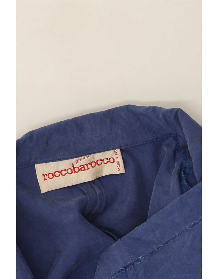 Giacca blazer a 2 bottoni da donna Roccobarocco UK 12 Blu medio
