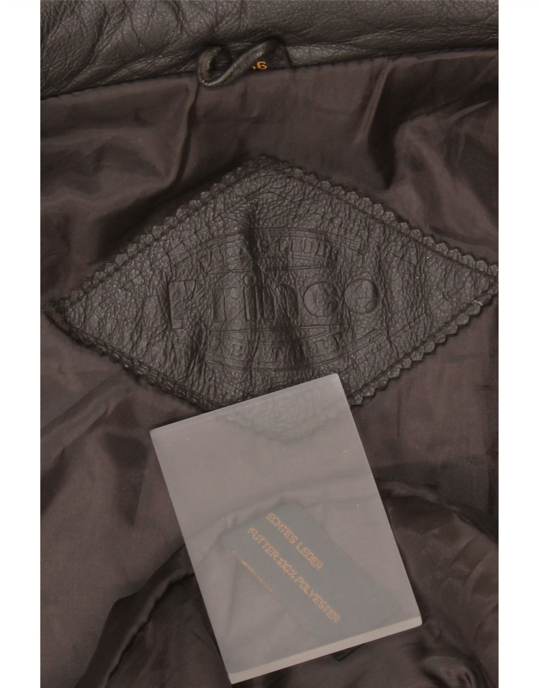 Gilet in pelle da uomo Prince EU 56 3XL Pelle nera