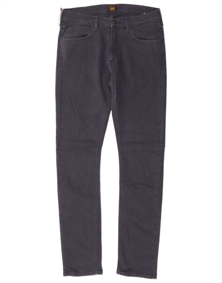 Jeans Lee Luke Slim da uomo W31 L32 in cotone blu navy