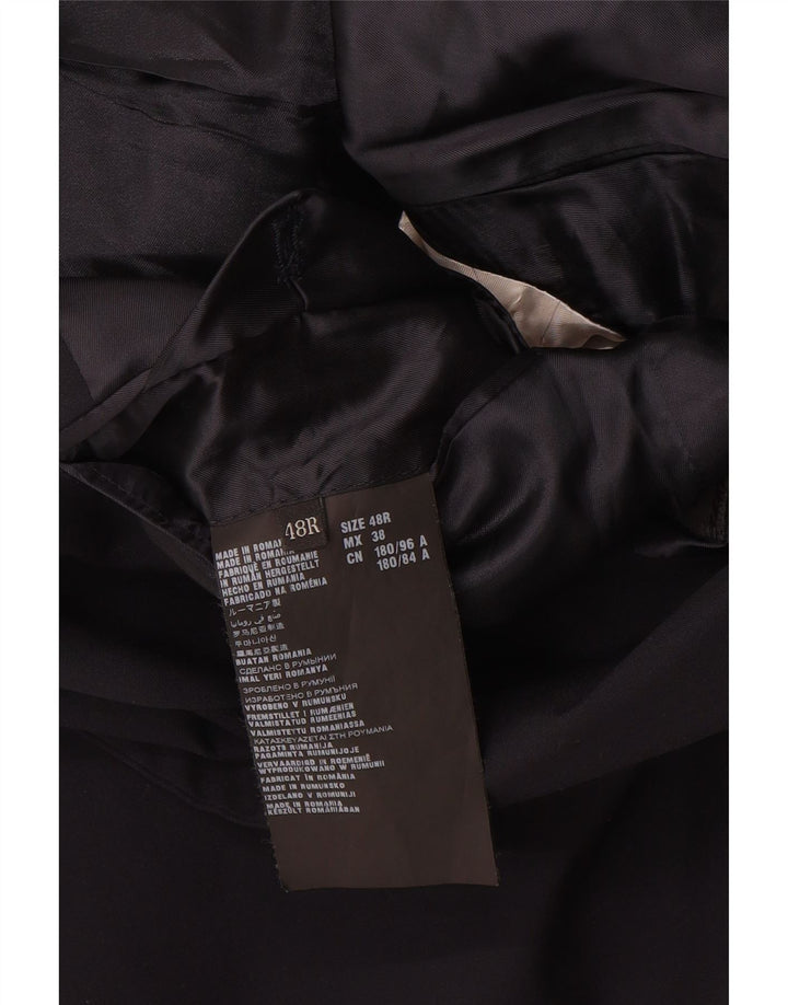 Giacca blazer da uomo a 2 bottoni Prada IT 48 media in lana blu navy