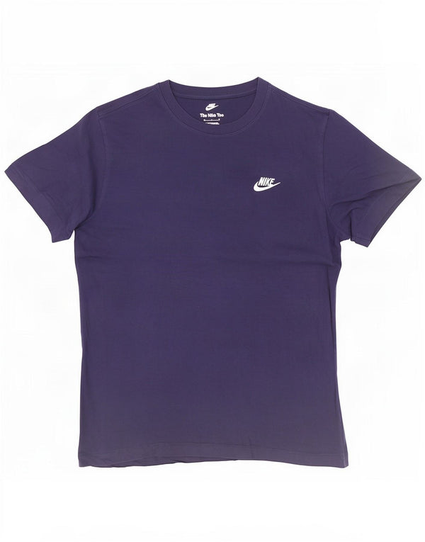 T-shirt da uomo Nike Top in cotone blu navy medio