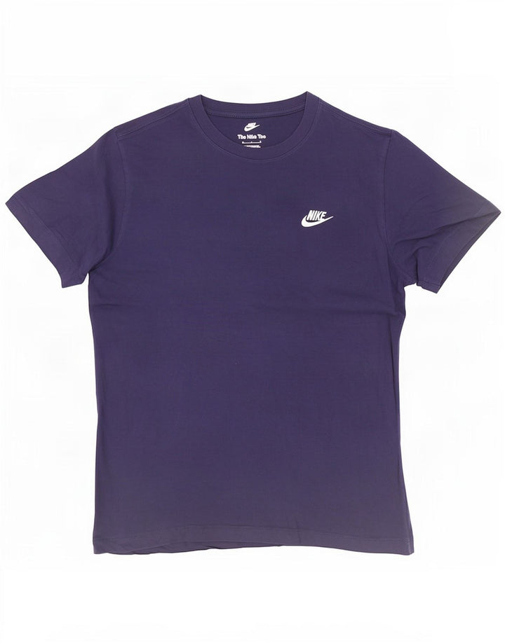 T-shirt da uomo Nike Top in cotone blu navy medio