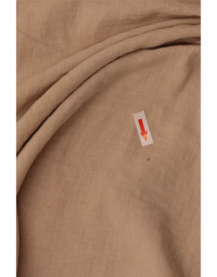 Abito a trapezio senza maniche da donna Zara UK 12 Beige medio
