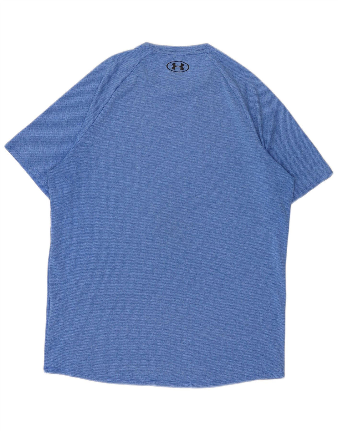 T-shirt da uomo Under Armour Top in poliestere screziato blu medio