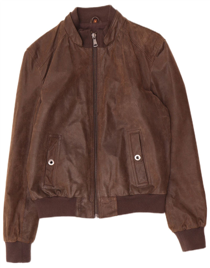 Giacca In Pelle Donna Conbipel IT 50 XL Pelle Marrone