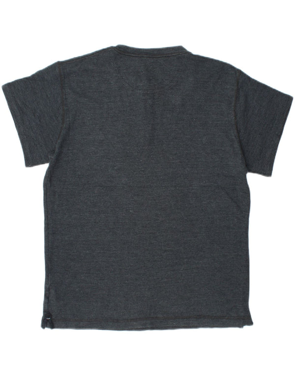 Nautica Mens T-Shirt Top Medium Navy Blue Cotton