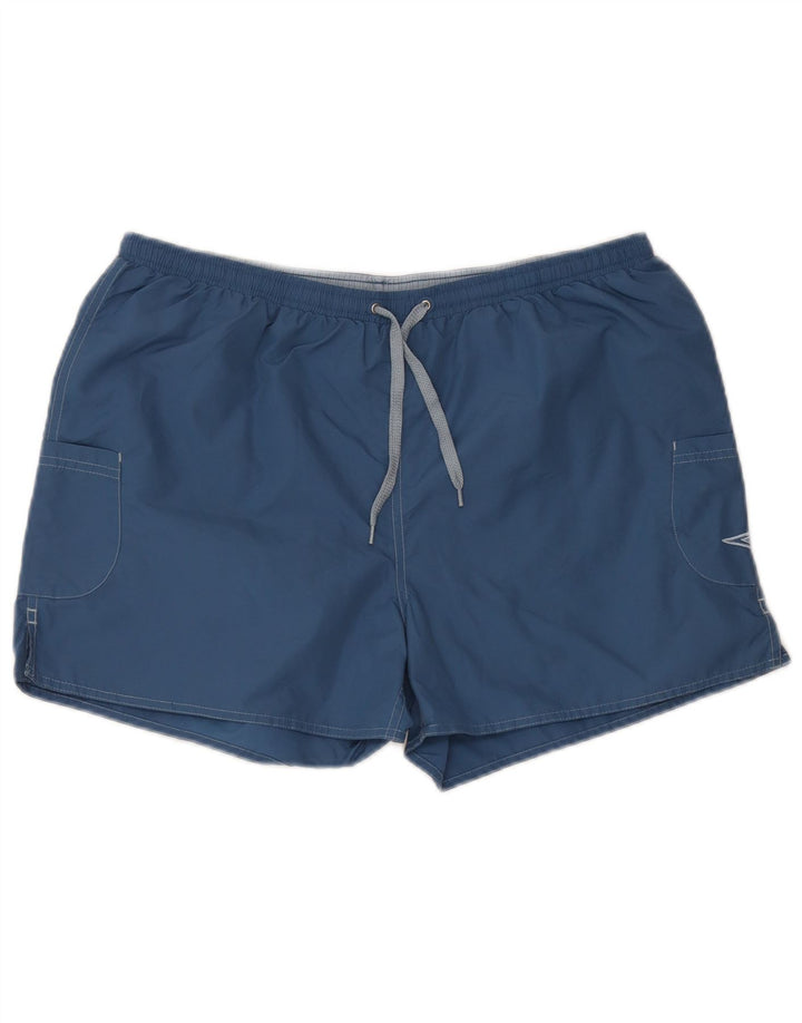 Pantaloncini sportivi da uomo Umbro grandi in nylon blu