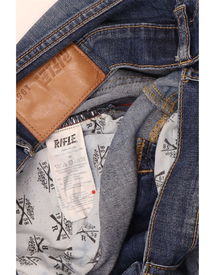Jeans slim da uomo Rifle W36 L34 cotone blu