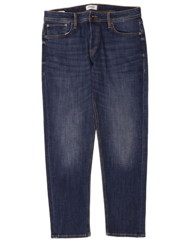 Jeans slim da uomo Jack & Jones W34 L32 cotone blu