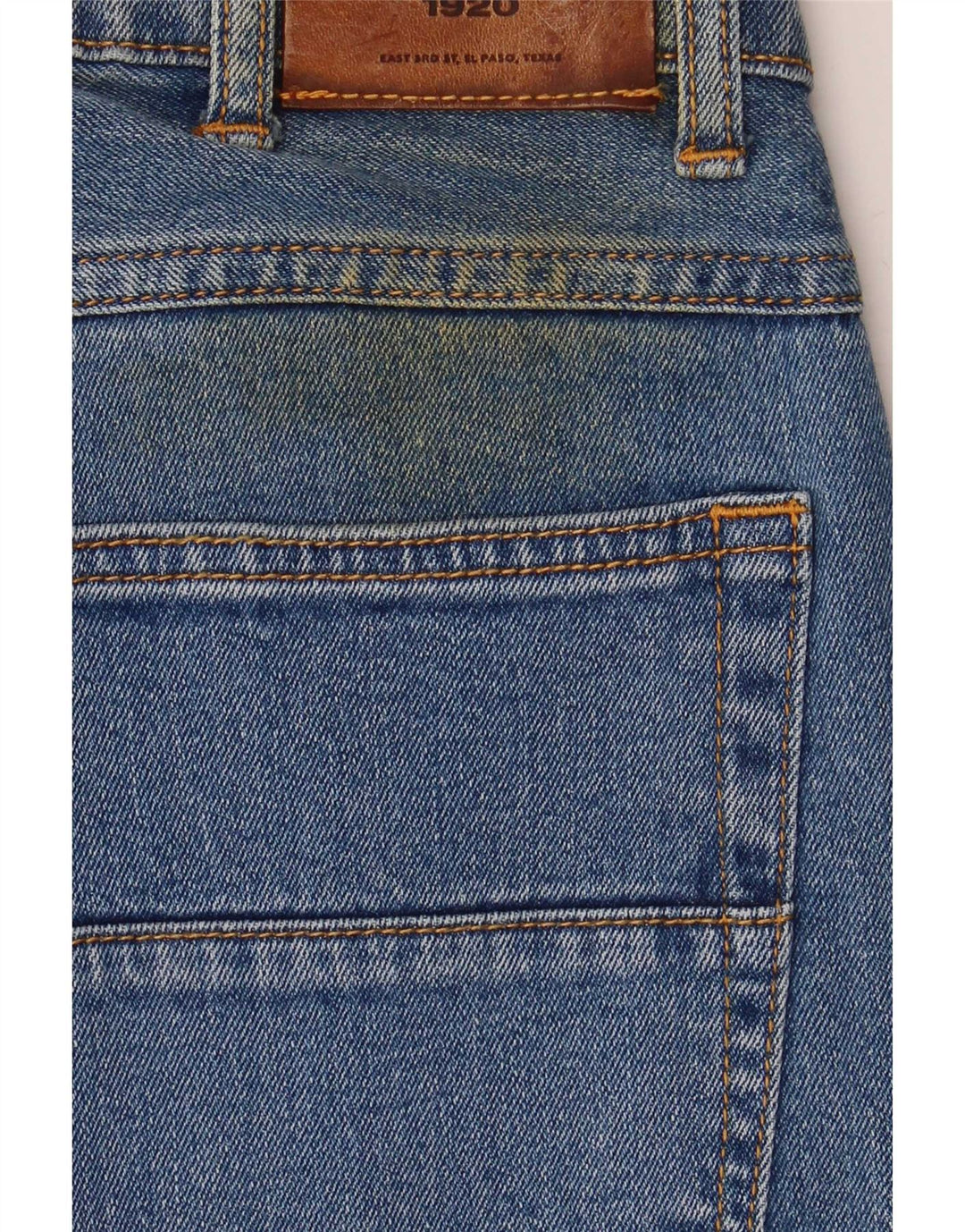Jeans dritti da uomo Farah W30 L32 in cotone blu