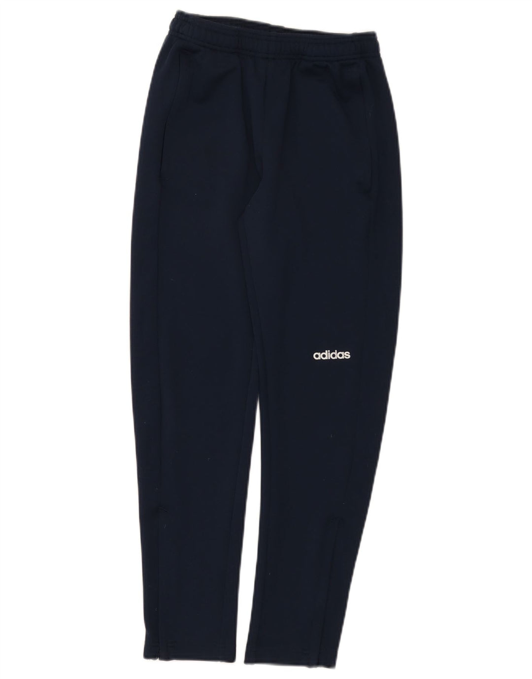 Pantaloni da tuta Adidas Climalite da ragazzo 11-12 anni in poliestere blu navy