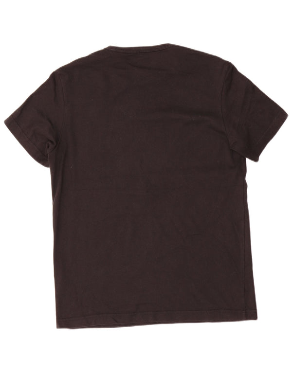 T-shirt grafica Adidas Climalite da uomo in cotone medio nero
