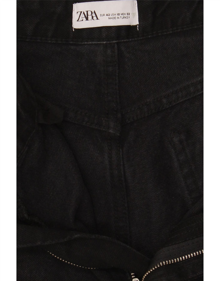 Jeans larghi da donna Zara EU 42 grandi W32 L28 neri