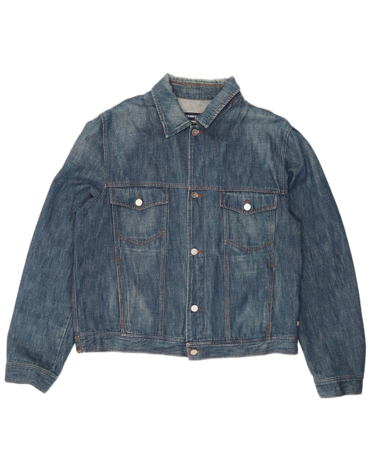 Giacca di jeans da uomo CERRUTI 1881 UK 44 2XL Cotone blu