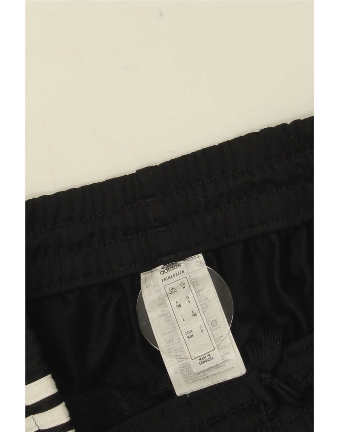 Pantaloni da tuta da uomo Adidas Joggers UK 40/42 Medium Nero Poliestere