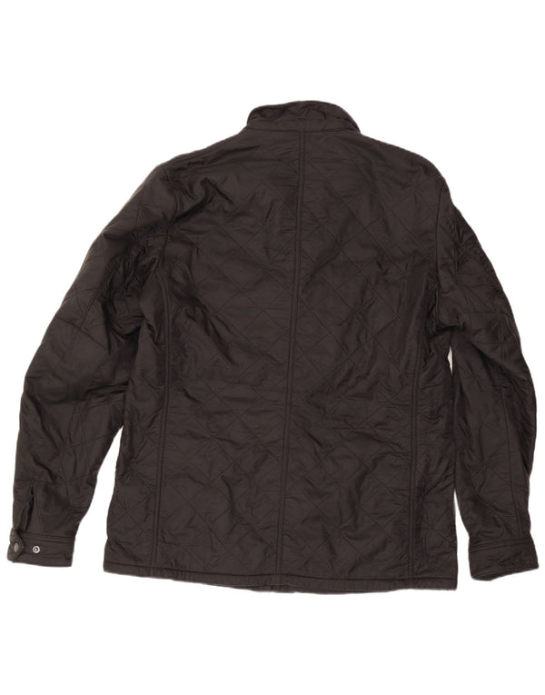 Giacca trapuntata da uomo Barbour UK 42 XL nera in poliammide