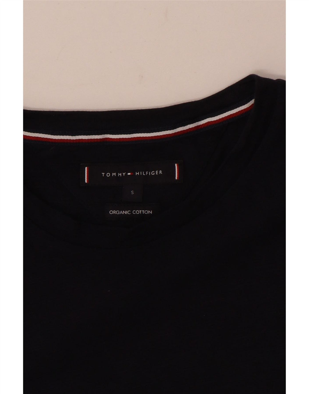 T-shirt da uomo Tommy Hilfiger Top Small in cotone blu navy