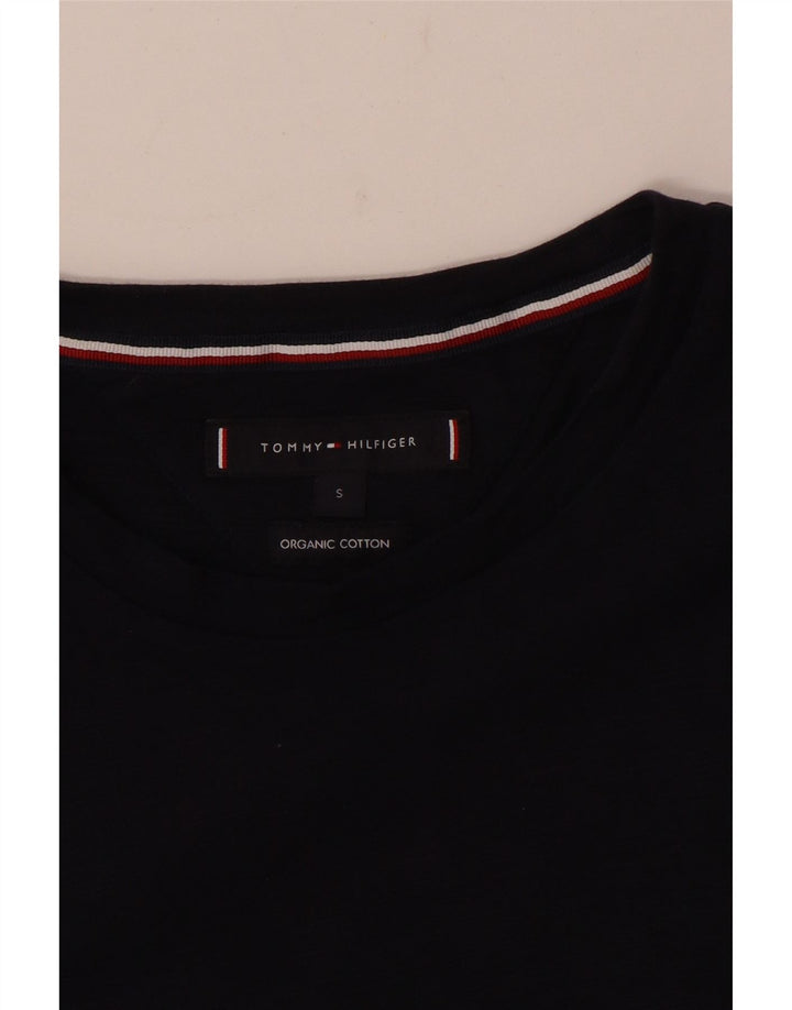 T-shirt da uomo Tommy Hilfiger Top Small in cotone blu navy