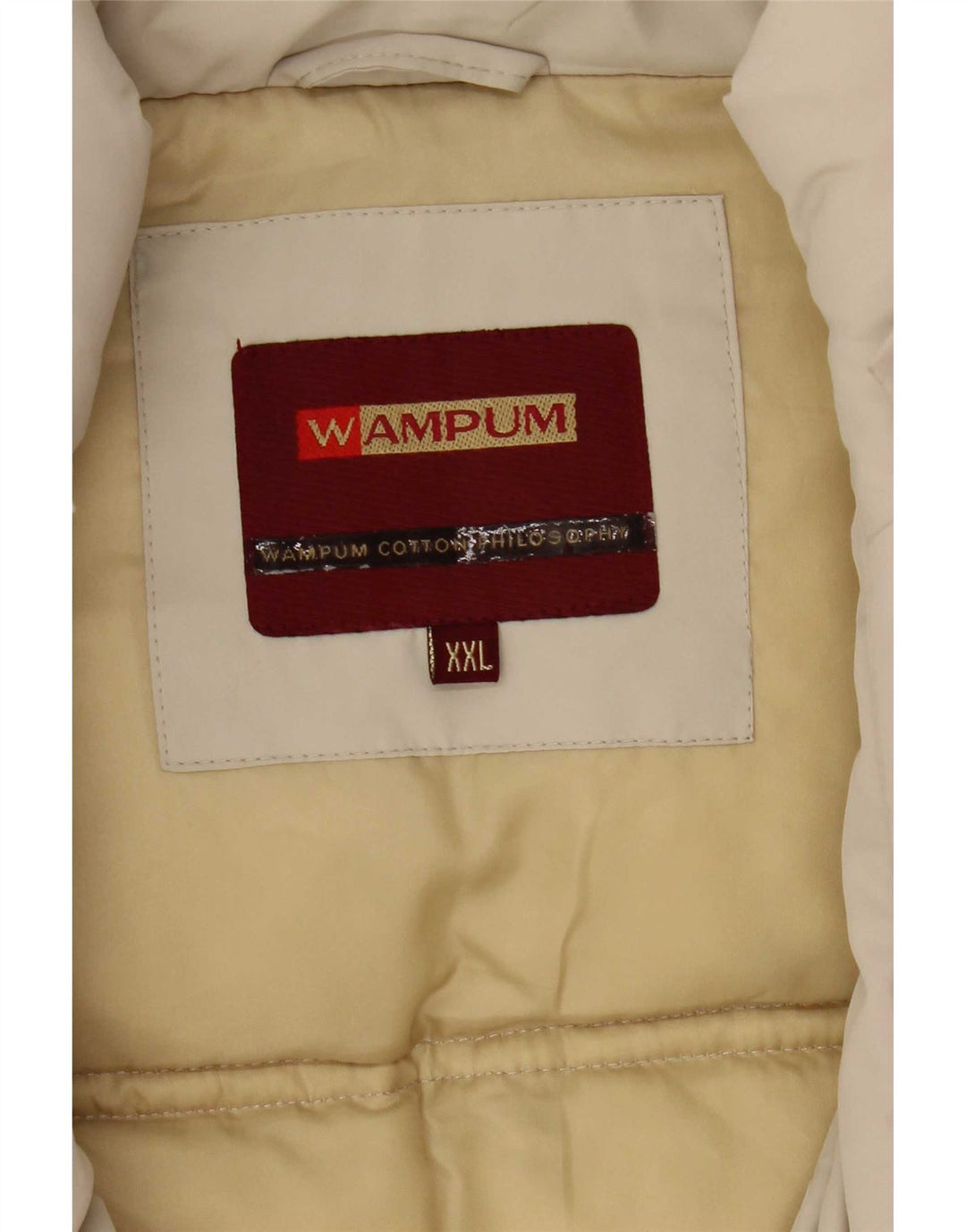 Giacca imbottita da uomo Wampum UK 44 2XL Poliestere beige